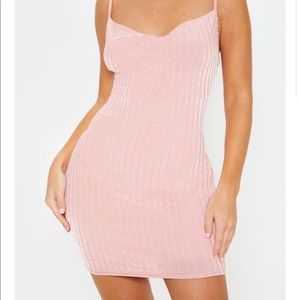 Body con pink dress